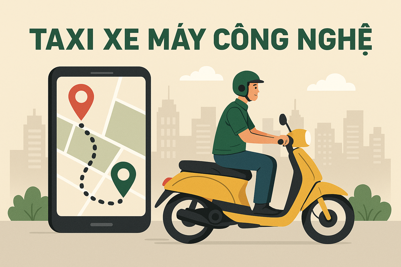 Taxi Xe Máy Công Nghệ